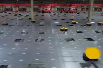 中國快遞分揀機器人逆天表現