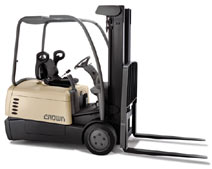 美國(guó)科朗叉車(CROWN)3000/3500/4000磅三輪電動(dòng)平衡重叉車