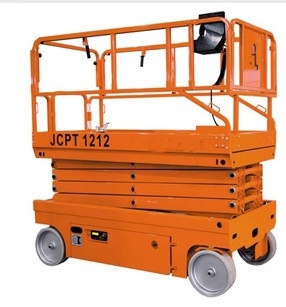 JCPT1212剪叉式高空作業(yè)平臺,全電動升降機，12米高空升降平臺