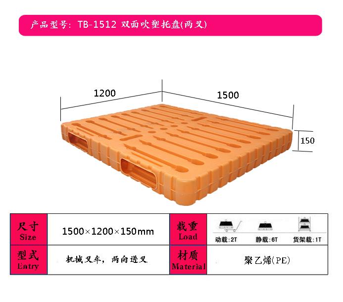 中空吹塑托盤生產廠家——山東騰博塑料托盤制造商