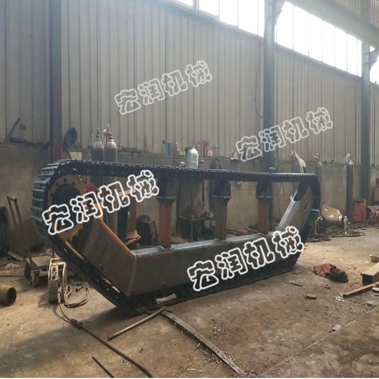 履帶底盤驅動輪  鏈軌式履帶底盤  橡膠履帶底盤運輸車