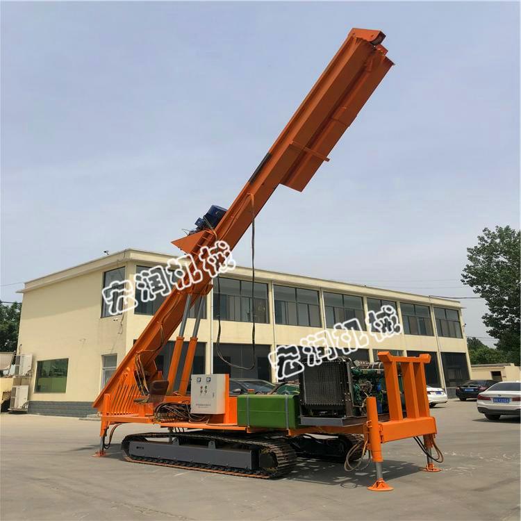 供應履帶注漿cfg樁機  液壓自行式長螺旋鉆機 公路地基打樁機