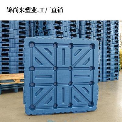 1111吹塑雙面托盤選擇錦尚來(lái)塑料托盤價(jià)格低質(zhì)量好 花少的錢買好貨 廠家直銷現(xiàn)貨供應(yīng)