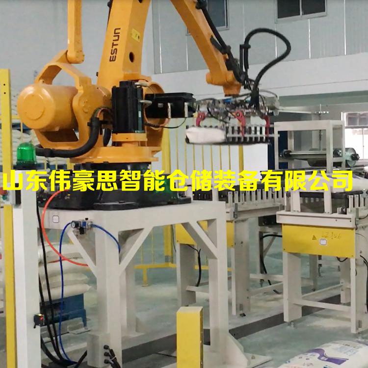 智能碼垛機器人非標定制 大豆全自動碼垛機價格