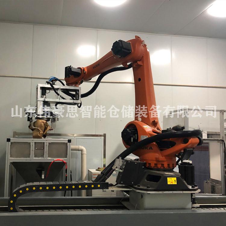 工業鹽全自動拆垛機 袋料自動拆垛系統報價