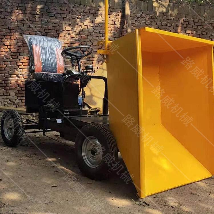 充電式電動灰斗車 室內裝修翻斗車 小型電動灰斗車廠家直發