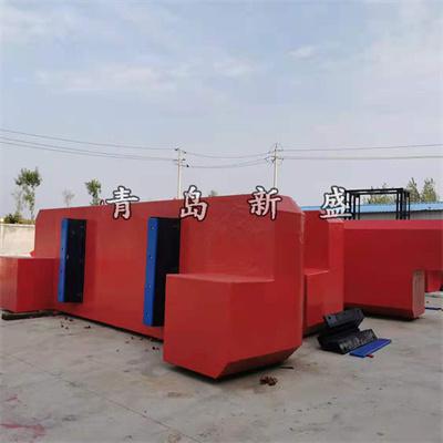 新盛 鋼覆式橋梁防撞設施 防撞護欄 箱型防撞塊