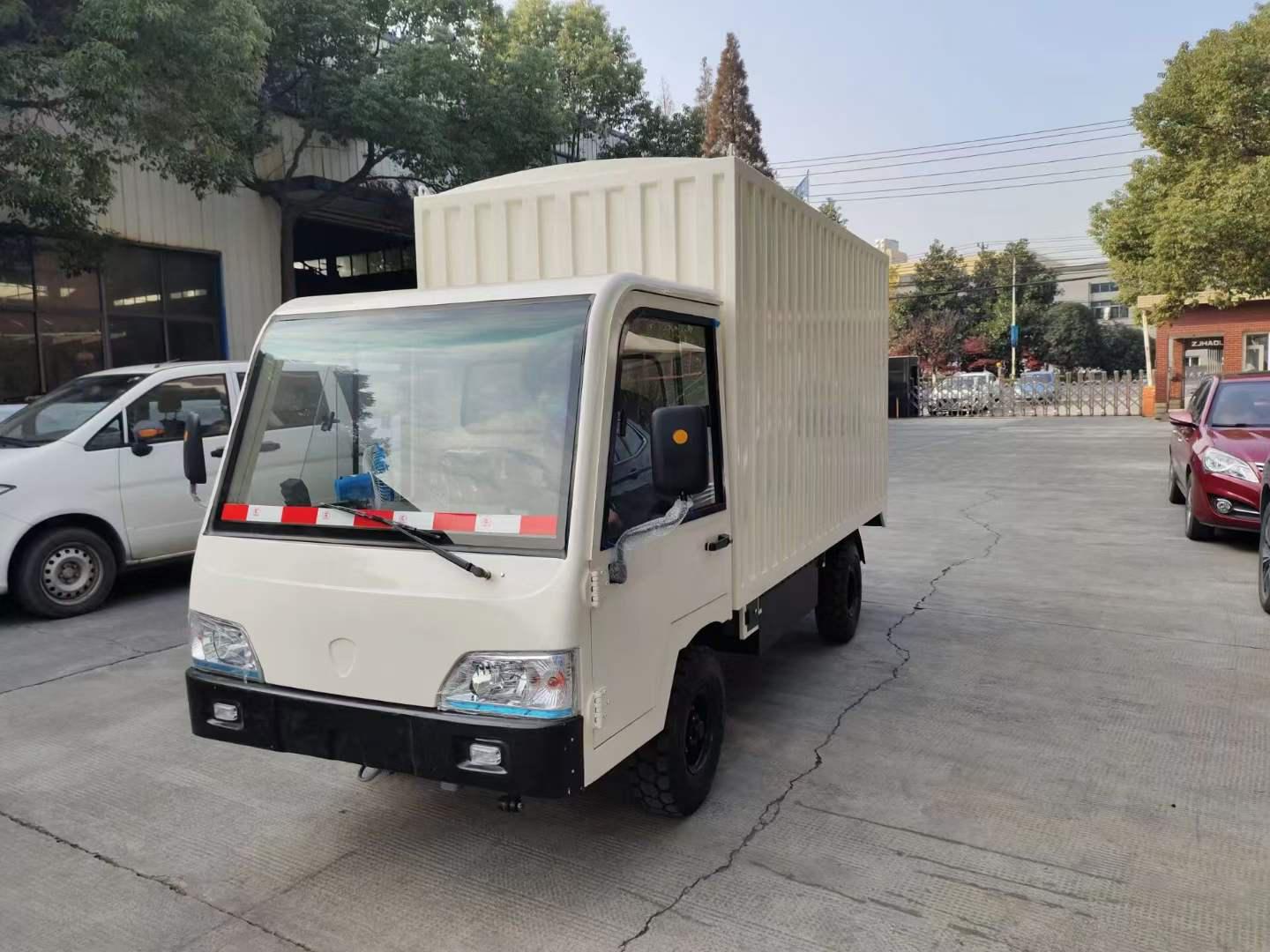 廠區(qū)廂式電動(dòng)貨車 蓄電池固定平臺搬運(yùn)車