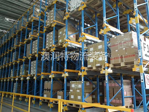 奧潤(rùn)特 老母雞食品穿梭車(chē)貨架項(xiàng)目
